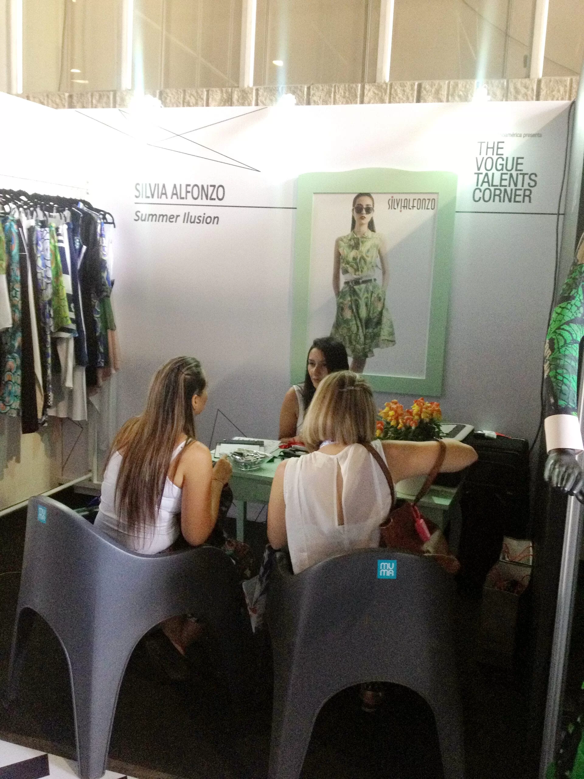 Stand de la diseñadora Silvia Alfonzo en el Vogue Talents Corner de Colombiamoda 2013