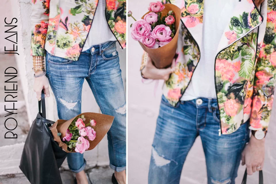 ¿COMO  COMBINAR  TUS BOYFRIEND  JEANS?