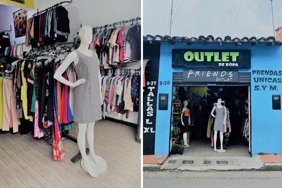 Local de ropa de segunda mano en la carrera 9 # 9-39, barrio Centro de Bucaramanga