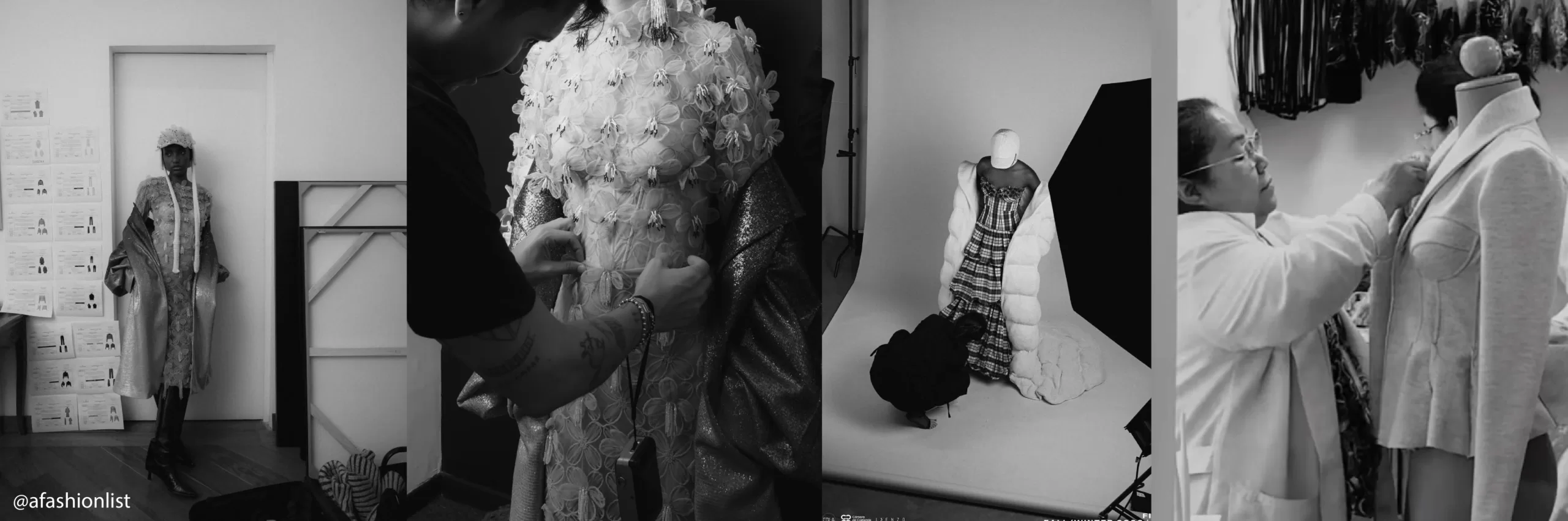 Colección El Arca de Lyenzo, con sus recamados y flores características, en el NYFW 2026