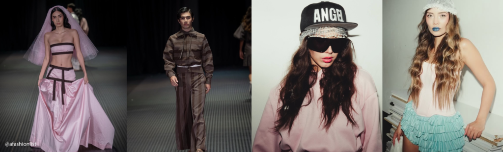 La Venganza de Mucho Con Demasiado y el maximalismo de Kassroll en el SFW 2026: velo rosa, gorras, gafas y volantes